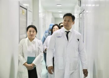 Эрүүл мэндийн сайд Т.Мөнхсайхан ХӨСҮТ-д ажиллаж байна