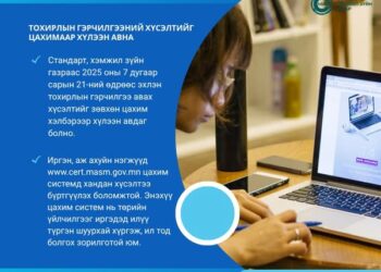 ТОХИРЛЫН ГЭРЧИЛГЭЭНИЙ ХҮСЭЛТИЙГ ЦАХИМААР ХҮЛЭЭН АВНА