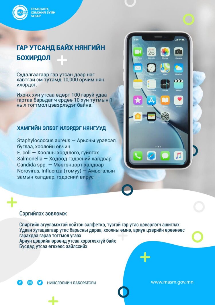 ГАР УТСАНД БАЙХ НЯНГИЙН БОХИРДОЛООС СЭРГИЙЛЭХ ЗӨВЛӨМЖ