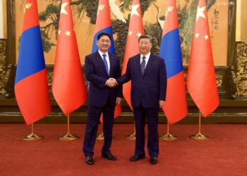 Монгол Улсын Ерөнхийлөгч У.Хүрэлсүх Бүгд Найрамдах Хятад Ард Улсын дарга Ши Жиньпинтэй уулзлаа